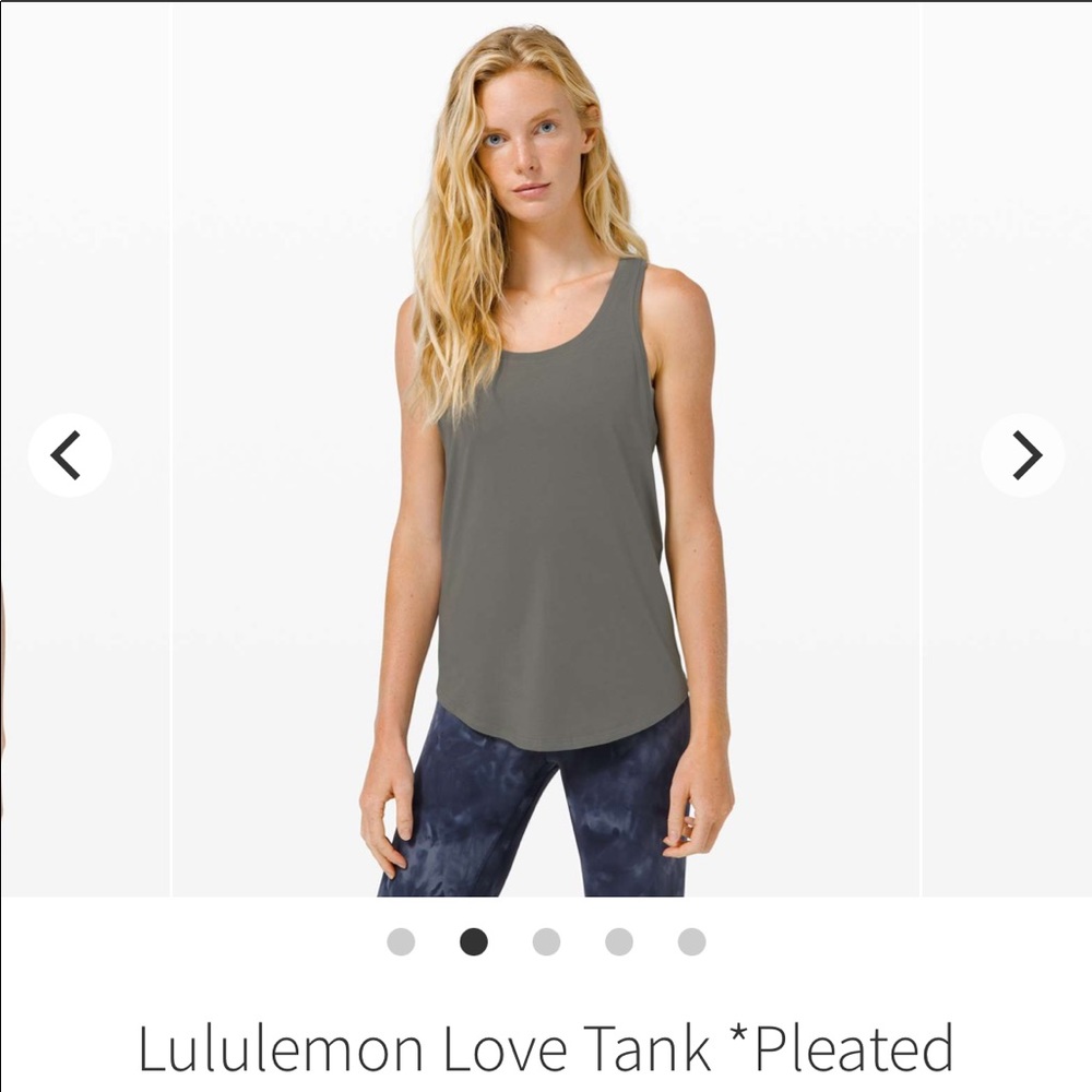 Lululemon Pleated Love Tank - NWT